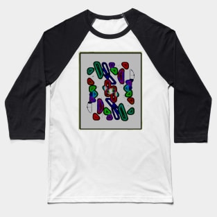 Neon Fragments Three Baseball T-Shirt